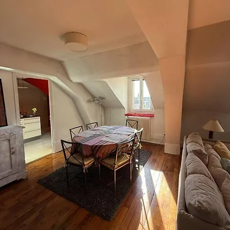 Apartmán Le Drapeau Dijon-107m²-spacieux-tram-6 Couchages *